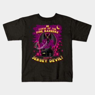 It's Curse of the Pine Barrens... Beware The Jersey Devil! Kids T-Shirt